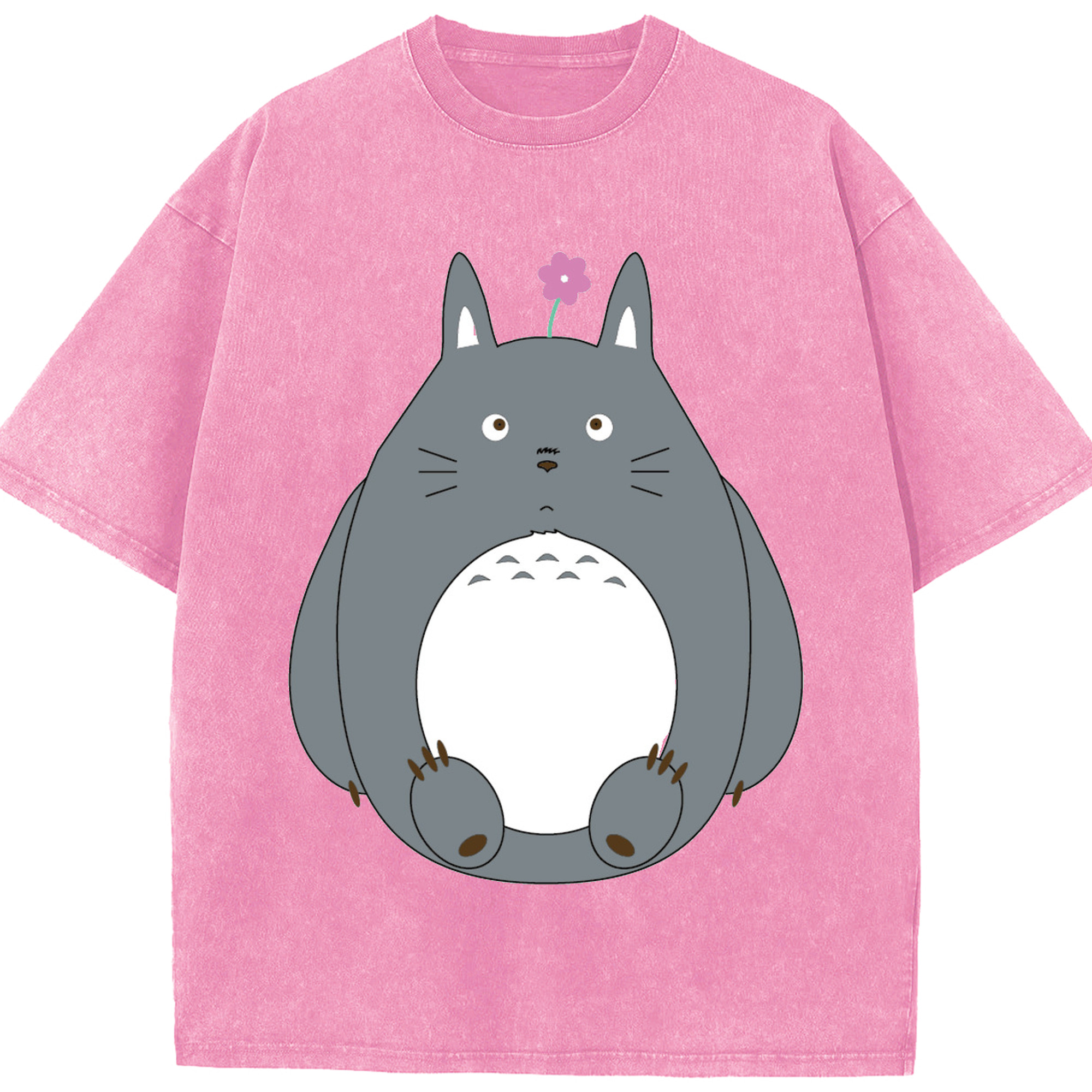 （画像用） となりのトトロ 草壁メイ 草壁サツキ My Neighbor Totoro Satsuki Kusakabe Mei Kusakabe 綿100% ヴィンテージ風 半袖Tシャツ（フロントプリント）